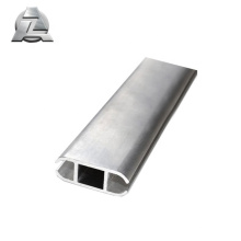 Perfil de aluminio anodizado ZJD-KD201 de doble carril para carpa keder